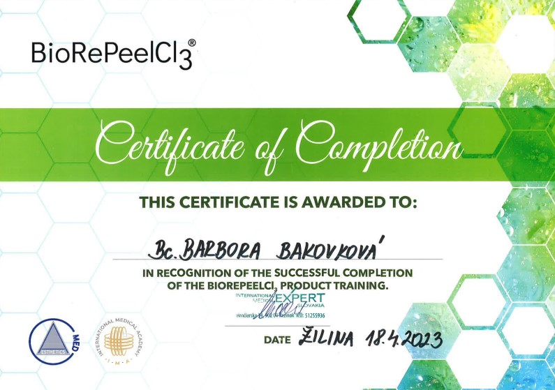Certifikát 2