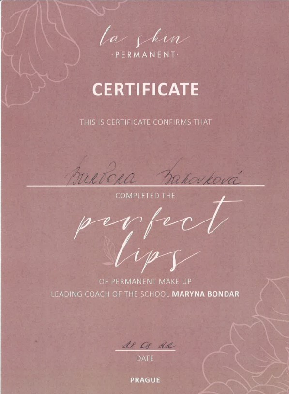 Certifikát 15